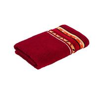 Möve for frottana Country - Toalla de Mano de 100% algodón, 50 x 100 cm, Rojo rubí