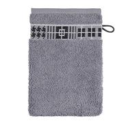 Möve for frottana Fjord - Guante de baño de 100% algodón, 20 x 15 cm, Gris Granito