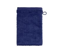 Möve for frottana Pearl - Guante de baño de 100% algodón, 15 x 20 cm, Azul mar Profundo