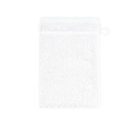 Möve for frottana Pearl - Guante de baño de 100% algodón, 15 x 20 cm, Blanco Nieve