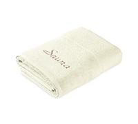 Möve for frottana Pearl - Toallón de Sauna de 100% algodón, 80 x 200 cm, Marfil