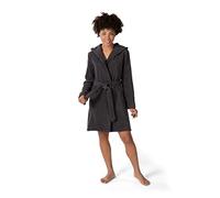 Möve Homewear - Abrigo Corto con Capucha, 100% algodón, Color Grafito, Talla 40