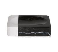 Möve Jabonera, Negro/Nieve, 13,7 x 9,6 x 3,1 cm