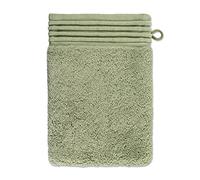 Möve Loft - Guante de baño de 100% algodón de Hilado spinair, Color Liso, Ribete de Chenilla, 20 x 15 cm, marrón