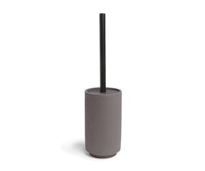 Möve Portaescobillas para Inodoro, Escobillero de Pared, Gris, 10 x 10 x 38 cm