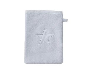Möve Stars - Manopla de baño (20 x 15 cm), Color Plateado