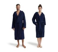 Möve Superwuschel - Albornoz con Capucha, Talla 3XL, Azul mar Profundo