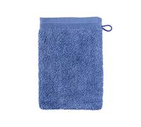 Möve Superwuschel - Guante de baño de 100% algodón, 20 x 15 cm, Azul Aciano