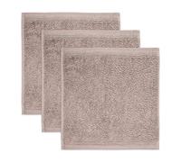 Möve Superwuschel - Juego de 3 toallitas de Mano de 100% algodón, 30 x 30 cm, Natural Cachemira (Cashmere)