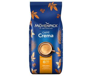 Mövenpick Caffè Crema 4 x 1000 g (4000 g) - Crema de café - Granos enteros 100% ÁRABICA