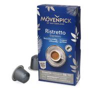 10 cápsulas de café RISTRETTO ESPRESSO en cápsulas de aluminio de Mövenpick
