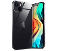 moex Aero Case Compatible con Apple iPhone 14 Plus - Carcasa de silicona completamente transparente, transparente para teléfono móvil ultra fina, transparente monocromo, transparente