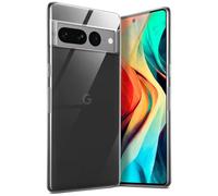 moex Aero Case compatible con Google Pixel 7 Pro - Funda de silicona completamente transparente, transparente para teléfono móvil ultra fina, transparente monocromo, transparente