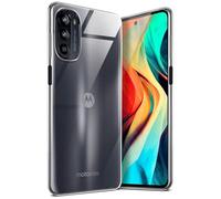 moex Aero Case Compatible con Motorola Moto G52 - Funda de silicona completamente transparente, transparente para teléfono móvil ultra fina, funda transparente monocromo, transparente
