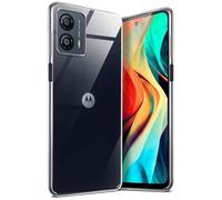 moex Aero Case Compatible con Motorola Moto G53 5G - Carcasa de silicona completamente transparente, transparente para teléfono móvil ultra fina, funda transparente monocromo, transparente