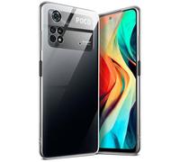moex Aero Case Compatible con Xiaomi Poco M4 Pro - Funda de silicona transparente para teléfono móvil ultra fina, transparente, transparente