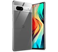 moex Aero Case für Google Pixel 7a Hülle Durchsichtig, Silikon Handyhülle Transparent, Clear Case Ultra Slim, Backcover Schutzhülle Dünn, Silikonhülle Minimalistische Klar