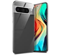 moex Aero Case kompatibel mit Google Pixel 8 Pro - Hülle aus Silikon komplett transparent Klarsicht Handy Schutzhülle Ultra dünn Handyhülle durchsichtig einfarbig klar