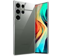 moex Aero Case kompatibel mit Samsung Galaxy S24 Ultra - Hülle aus Silikon komplett transparent Klarsicht Handy Schutzhülle Ultra dünn Handyhülle durchsichtig einfarbig klar