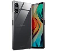 moex Aero Case kompatibel mit Sony Xperia 10 VI - Hülle aus Silikon komplett transparent Klarsicht Handy Schutzhülle Ultra dünn Handyhülle durchsichtig einfarbig klar