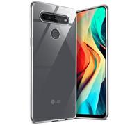 moex Aero Funda Compatible con el LG K51S. Funda Protectora para teléfono móvil Completamente Transparente, Hecha de Silicona Ultrafina, Cristal-Claro