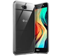 moex Aero Funda Compatible con el LG X Power 2. Funda Protectora para teléfono móvil Completamente Transparente, Hecha de Silicona Ultrafina, Cristal-Claro