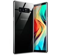 moex Aero Funda Compatible con el Samsung Galaxy Note8. Funda Protectora para teléfono móvil Completamente Transparente, Hecha de Silicona Ultrafina, Cristal-Claro