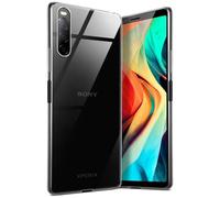 moex Aero Funda Compatible con el Sony Xperia 10 II. Funda Protectora para teléfono móvil Completamente Transparente, Hecha de Silicona Ultrafina, Cristal-Claro