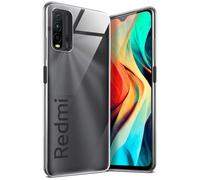 moex Aero Funda Compatible con el Xiaomi Redmi 9T. Funda Protectora para teléfono móvil Completamente Transparente, Hecha de Silicona Ultrafina, Cristal-Claro