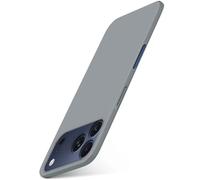 moex Alpha Case für iPhone 17 Pro Max Hülle Ultra Dünn, Schutzhülle mit erhöhtem Kameraschutz, Slim Cover Hardcase Backcover, Dünnste Handyhülle Minimalistisch Matt Taupe