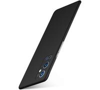 moex Alpha Case für OnePlus 9 Pro Hülle Ultra Dünn, Schutzhülle mit erhöhtem Kameraschutz, Slim Cover Hardcase Backcover, Dünnste Handyhülle Minimalist, Matt Schwarz