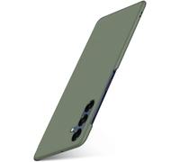 moex Alpha Case für Samsung Galaxy A16 (4G/5G) Hülle Ultra Dünn, Schutzhülle mit erhöhtem Kameraschutz, Slim Cover Hardcase Backcover, Dünnste Handyhülle Minimalist, Matt Oliv