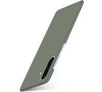 moex Alpha Case für Samsung Galaxy A36 5G Hülle Ultra Dünn, Schutzhülle mit erhöhtem Kameraschutz, Slim Cover Hardcase Backcover, Dünnste Handyhülle Minimalistisch Matt Oliv