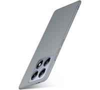 moex Alpha Case für Xiaomi 14T Pro Hülle Ultra Dünn, Schutzhülle mit erhöhtem Kameraschutz, Slim Cover Hardcase Backcover, Dünnste Handyhülle Minimalistisch Matt Taupe