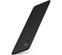 moex Alpha Case für Xiaomi Poco X4 Pro 5G Hülle Stoßfest und Leicht Handyhülle Extra Dünn, Super Slim Schutzhülle Ultra Air Hybrid PC Hardcase aus Kunststoff - Matt Schwarz