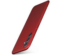 moex Alpha Case para Samsung Galaxy A54 5G, funda minimalista resistente a los golpes y ligera, carcasa ultrafina ultra Air de plástico - Rojo mate