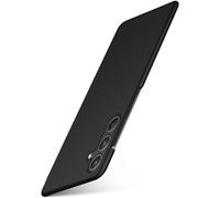 moex Alpha Case para Samsung Galaxy A55 5G, funda minimalista resistente a los golpes y ligera, carcasa ultrafina ultra Air de plástico - negro mate