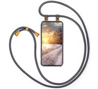 moex Cadena para teléfono móvil para Motorola Moto G86 5G, funda con correa extraíble, funda para teléfono móvil con cadena para colgar, correa para teléfono móvil de 155 cm de largo, cordón para el