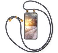 moex Cadena para teléfono móvil para Redmi Note 14 Pro (4G) funda con banda extraíble, funda para teléfono móvil con cadena para colgar, correa para teléfono móvil de 155 cm de largo, cordón de tela