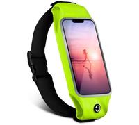 moex Cinturón para correr para Honor 400 Pro, impermeable, con ventana, ligera, para correr, color verde neón