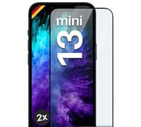 moex CurveProtect - Protector de pantalla para iPhone 13 mini (2 unidades), color negro