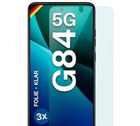 moex FlexProtect - Protector de pantalla compatible con Motorola Moto G84 5G (0,2 mm de grosor, 3 unidades)