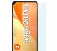 moex FlexProtect - Protector de pantalla mate para Motorola Edge 20 Pro (3 unidades)