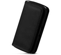 moex Funda de malla para Realme 14 Pro Plus 5G con cierre de velcro horizontal, funda para teléfono móvil con clip para cinturón, nailon resistente, funda horizontal con soporte para cinturón, color