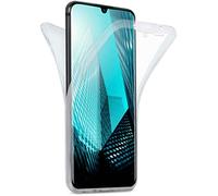 moex Funda Doble Compatible con Huawei P30 Lite/P30 Lite New Funda de Silicona Transparente con protección Completa de 360 Grados, Funda Protectora Delantera y Trasera, Cristal