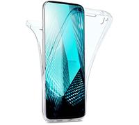 moex Funda Doble Compatible con Samsung Galaxy S10e Funda de Silicona Transparente con protección Completa de 360 Grados, Funda Protectora Delantera y Trasera, Cristal
