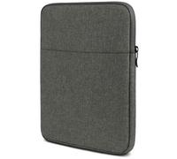 moex Funda eBook para Kobo Elipsa 2E, funda con cremallera y compartimento para accesorios, funda de tela para lector electrónico acolchada, funda protectora minimalista Dash Case, gris oscuro