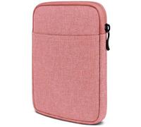 moex Funda para Amazon Kindle (2022) - Funda con compartimento para accesorios, funda para lector de libros electrónicos minimalista con cremallera, resistente al agua, color rosa