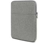 moex Funda para Kindle Scribe Colorsoft(2025), funda con cremallera y compartimento para accesorios, tejido suave, acolchado, funda minimalista para salpicadero, gris