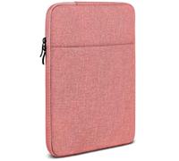 moex Funda para tablet Blackview Mega 2 - Funda con compartimento para accesorios, fibra de poliéster, funda minimalista con cremallera, impermeable, color rosa
